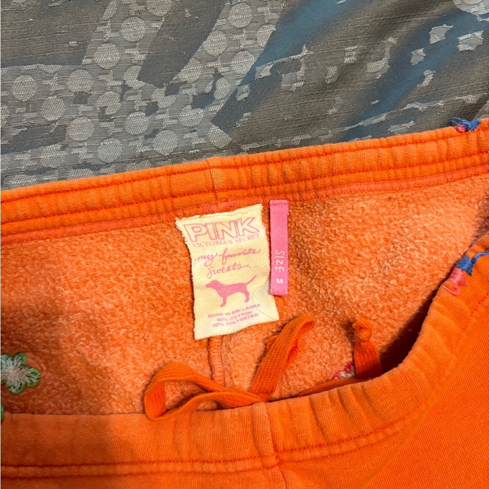 PINK Victoria's Secret Bright Orange Women's Shorts - Picture 7 of 7